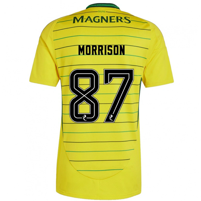 Danxen Kvinnor Joe Morrison #87 Gul Bortatröja Matchtröjor 2024/25 Tröjor T-Tröja