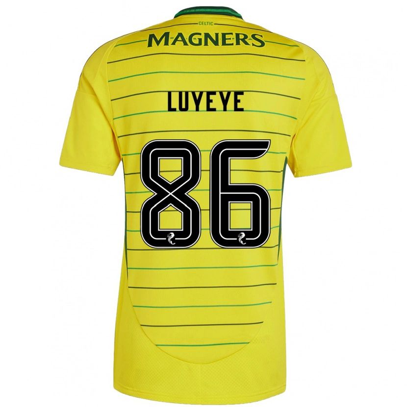 Danxen Kvinnor Benny-Jackson Luyeye #86 Gul Bortatröja Matchtröjor 2024/25 Tröjor T-Tröja