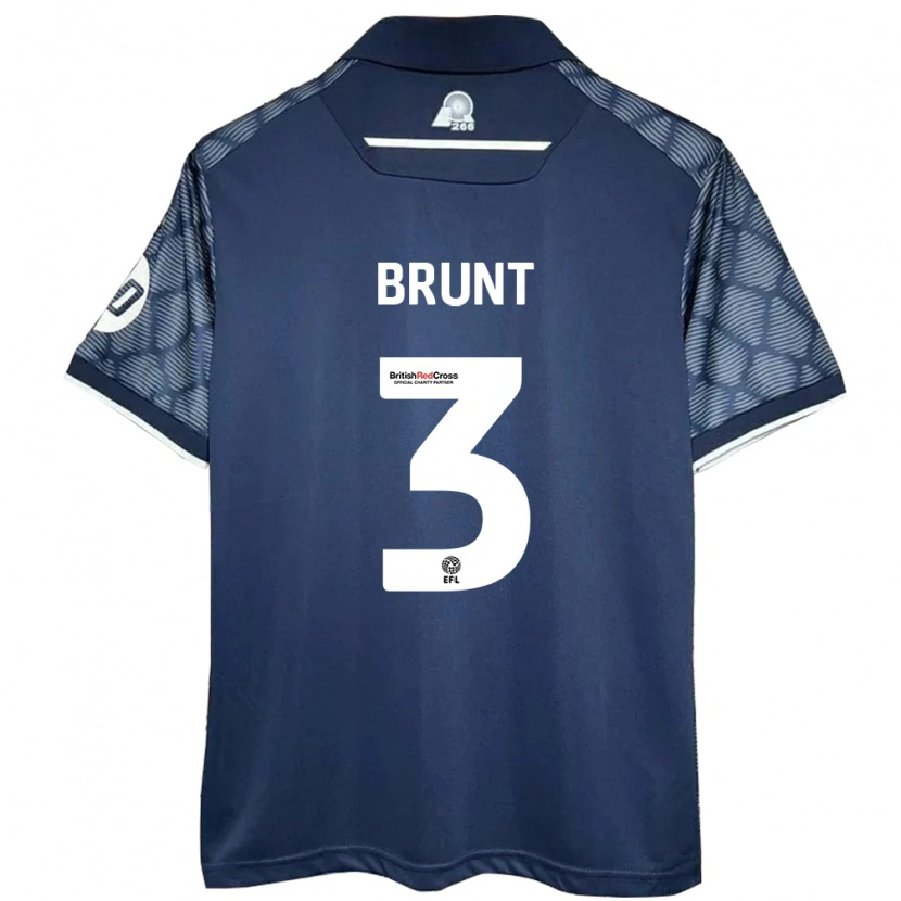 Danxen Kvinnor Lewis Brunt #3 Svart Bortatröja Matchtröjor 2024/25 Tröjor T-Tröja