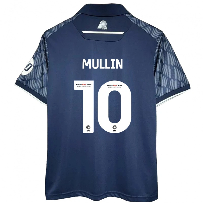 Danxen Kvinnor Paul Mullin #10 Svart Bortatröja Matchtröjor 2024/25 Tröjor T-Tröja