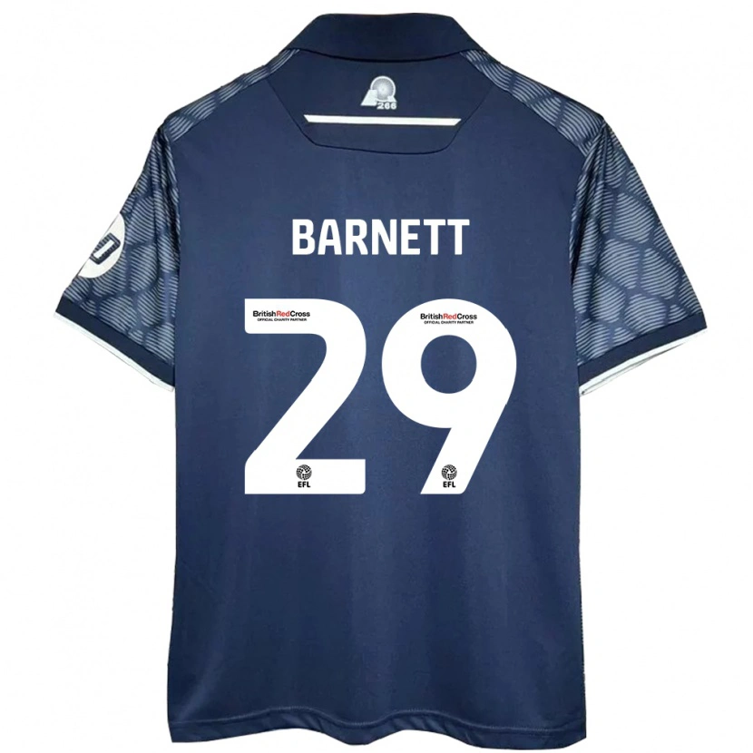 Danxen Kvinnor Ryan Barnett #29 Svart Bortatröja Matchtröjor 2024/25 Tröjor T-Tröja