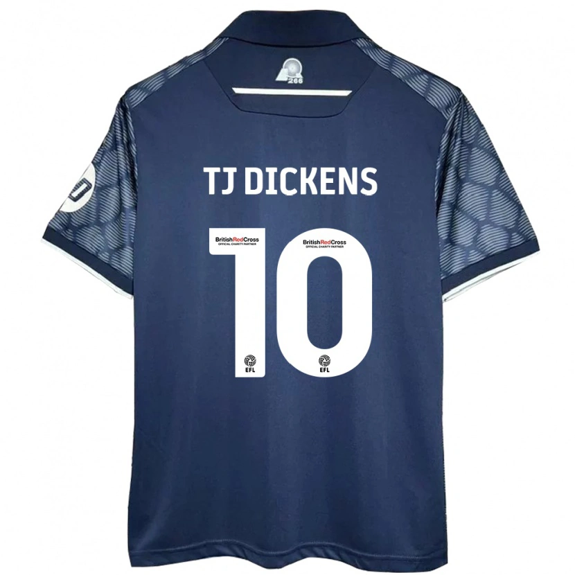 Danxen Kvinnor Tonicha Tj Dickens #10 Svart Bortatröja Matchtröjor 2024/25 Tröjor T-Tröja
