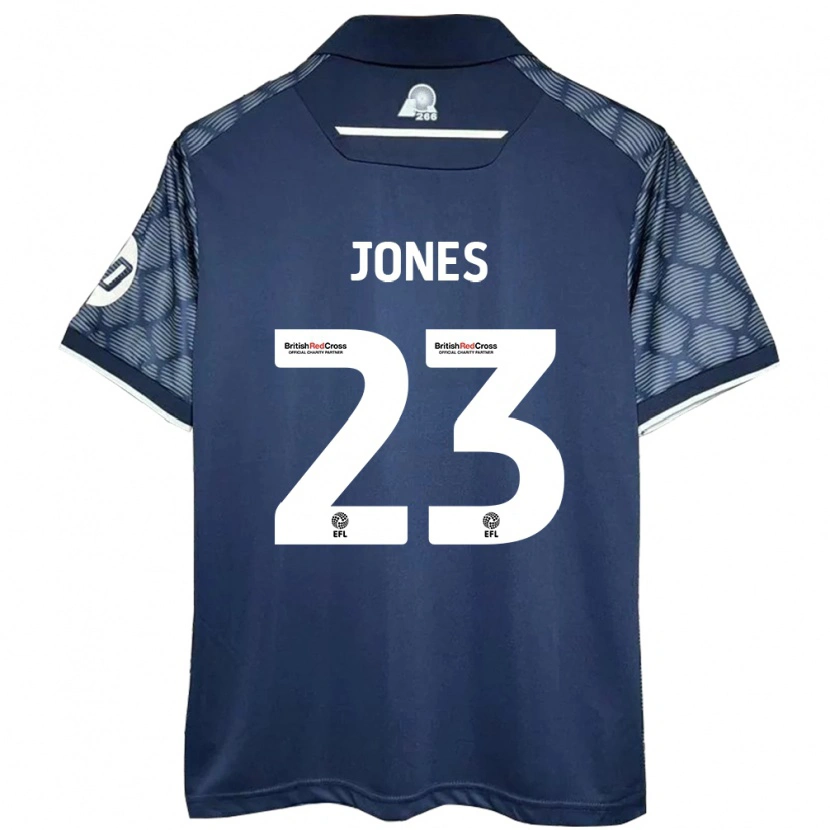 Danxen Kvinnor Ruby Jones #23 Svart Bortatröja Matchtröjor 2024/25 Tröjor T-Tröja