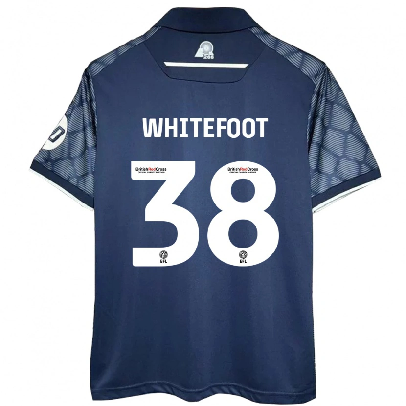 Danxen Kvinnor Lily Whitefoot #38 Svart Bortatröja Matchtröjor 2024/25 Tröjor T-Tröja