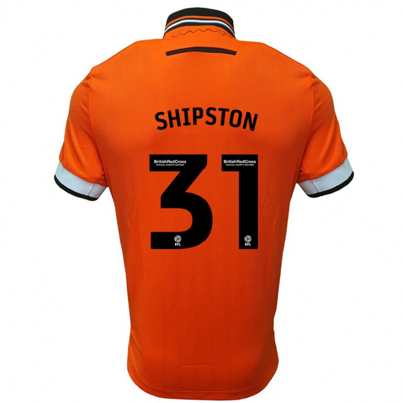 Danxen Kvinnor Rio Shipston #31 Orange Vit Bortatröja Matchtröjor 2024/25 Tröjor T-Tröja