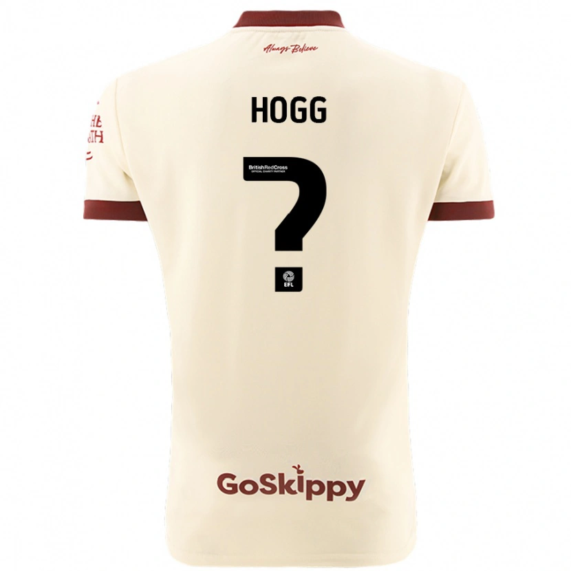 Danxen Kvinnor Harry Hogg #0 Gräddvit Bortatröja Matchtröjor 2024/25 Tröjor T-Tröja