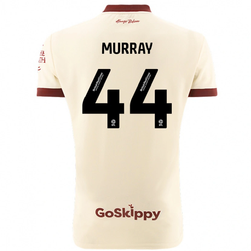 Danxen Kvinnor Satara Murray #44 Gräddvit Bortatröja Matchtröjor 2024/25 Tröjor T-Tröja