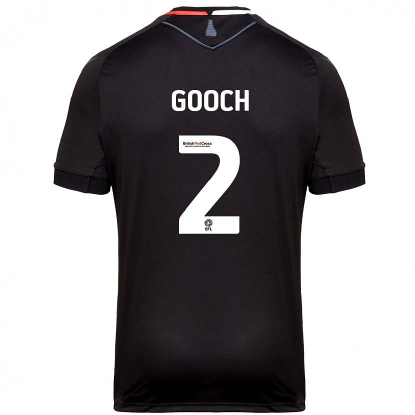 Danxen Kvinnor Lynden Gooch #2 Svart Bortatröja Matchtröjor 2024/25 Tröjor T-Tröja