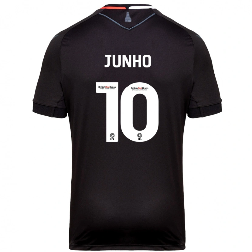 Danxen Kvinnor Jun-Ho Bae #10 Svart Bortatröja Matchtröjor 2024/25 Tröjor T-Tröja