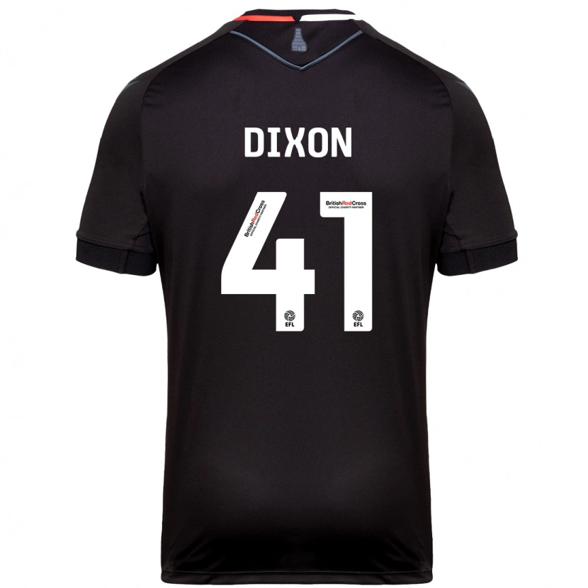 Danxen Kvinnor Jaden Dixon #41 Svart Bortatröja Matchtröjor 2024/25 Tröjor T-Tröja