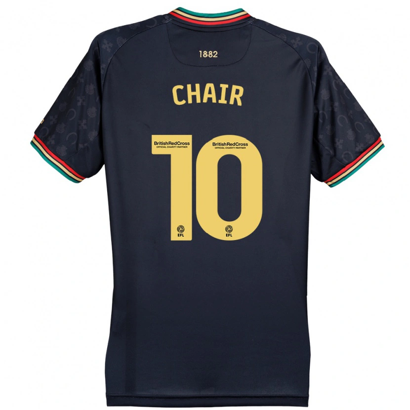 Danxen Kvinnor Ilias Chair #10 Mörk Marinblå Bortatröja Matchtröjor 2024/25 Tröjor T-Tröja
