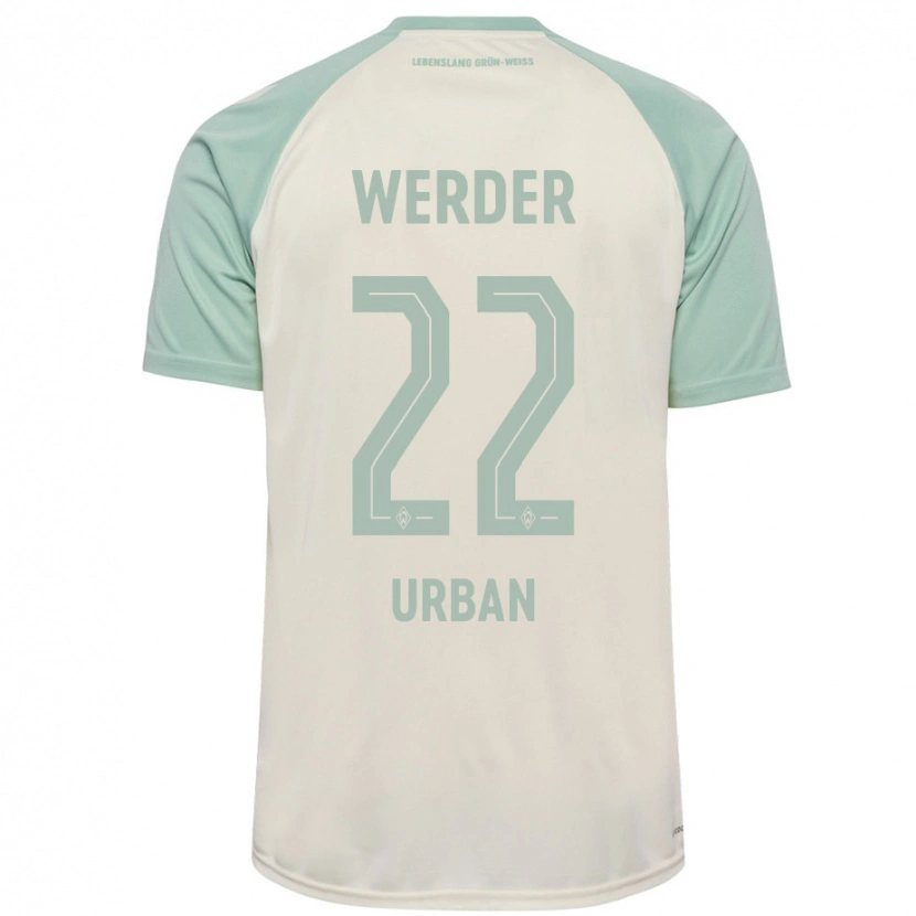 Danxen Kvinnor Linus Urban #22 Benvit Ljusgrön Bortatröja Matchtröjor 2024/25 Tröjor T-Tröja