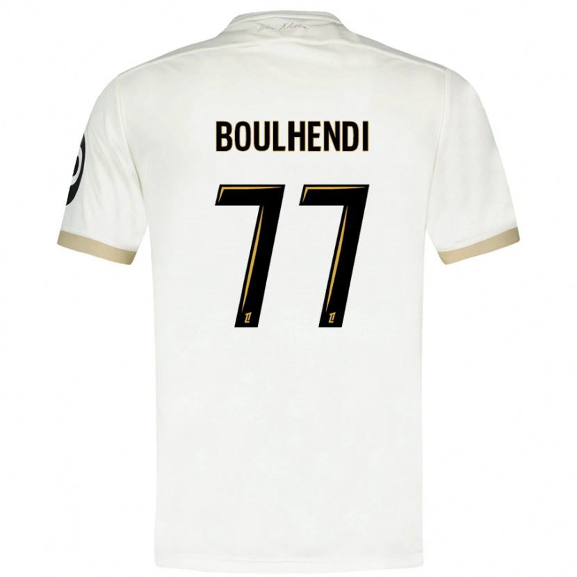 Danxen Kvinnor Teddy Boulhendi #77 Vitguld Bortatröja Matchtröjor 2024/25 Tröjor T-Tröja