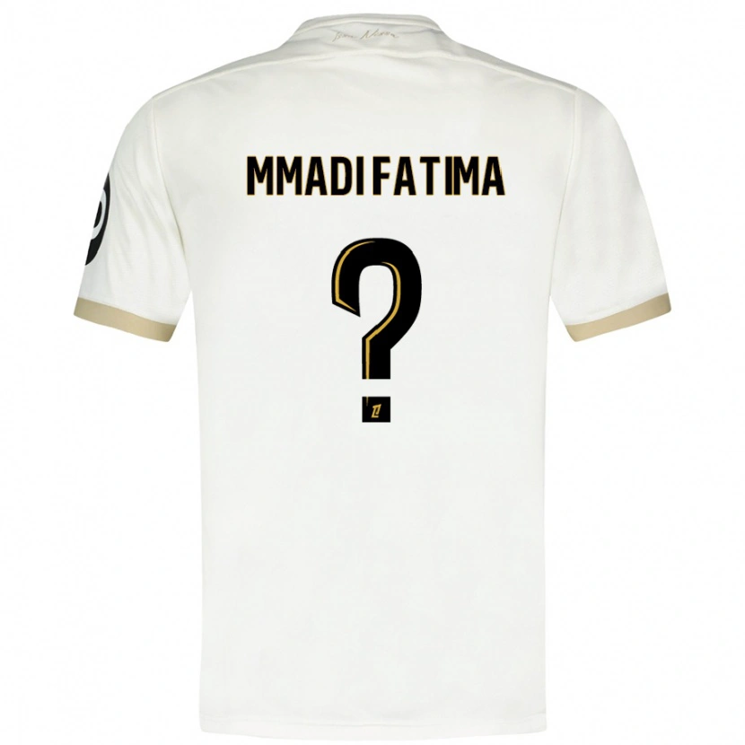 Danxen Kvinnor Ismael Mmadi Fatima #0 Vitguld Bortatröja Matchtröjor 2024/25 Tröjor T-Tröja