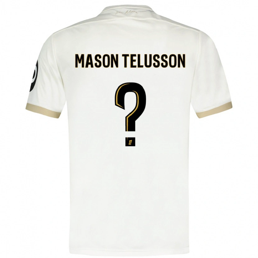 Danxen Kvinnor Jah Mason Telusson #0 Vitguld Bortatröja Matchtröjor 2024/25 Tröjor T-Tröja