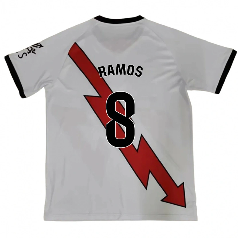 Danxen Kvinnor Iván Ramos #8 Röd Bortatröja Matchtröjor 2024/25 Tröjor T-Tröja