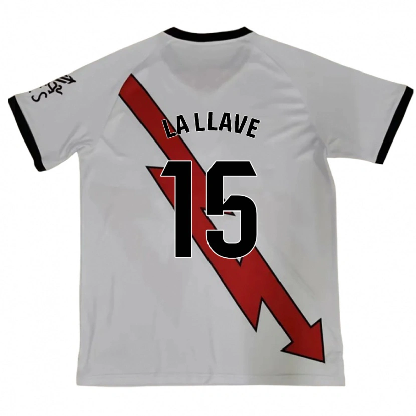 Danxen Kvinnor Kevin De La Llave #15 Röd Bortatröja Matchtröjor 2024/25 Tröjor T-Tröja