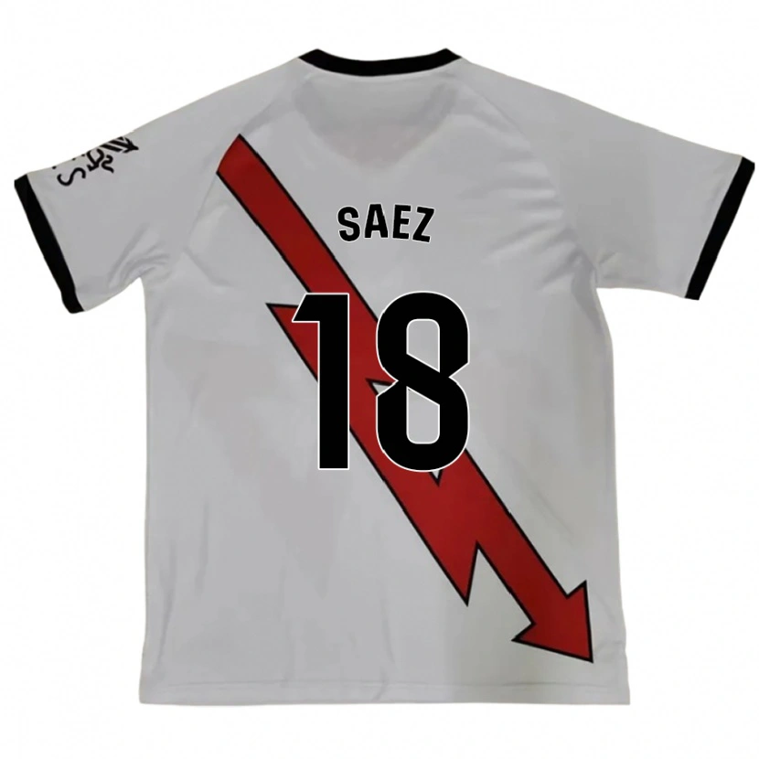 Danxen Kvinnor Camila Sáez #18 Röd Bortatröja Matchtröjor 2024/25 Tröjor T-Tröja