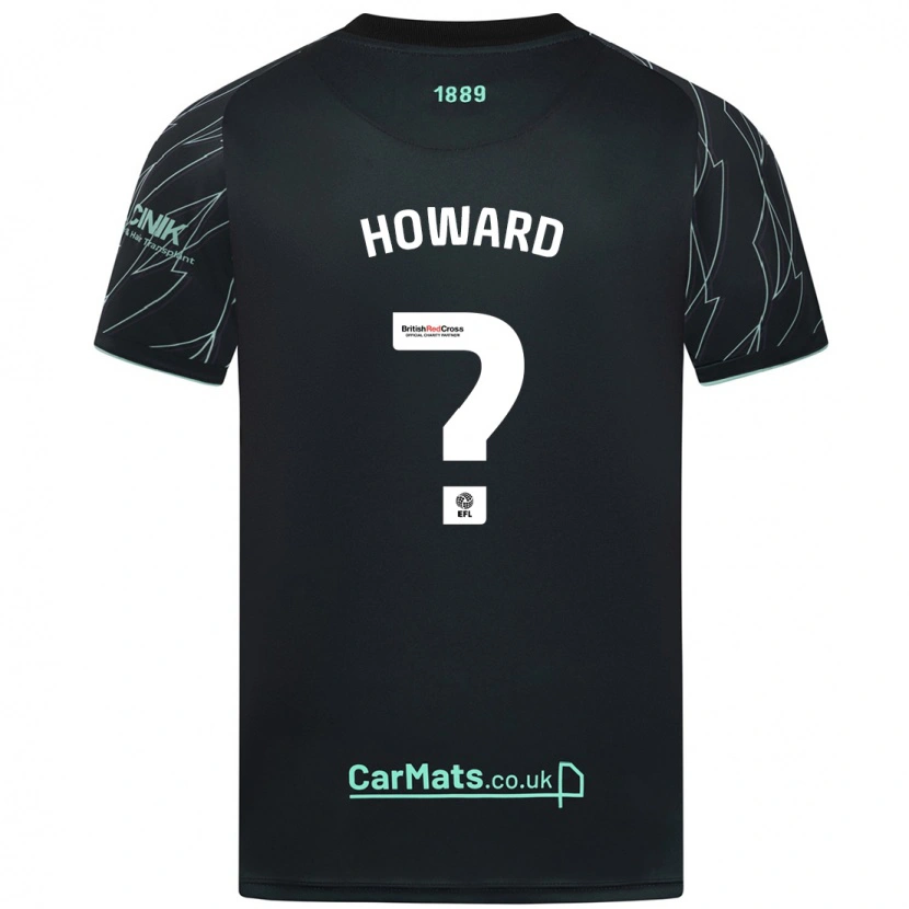 Danxen Kvinnor Theo Howard #0 Svart Grön Bortatröja Matchtröjor 2024/25 Tröjor T-Tröja
