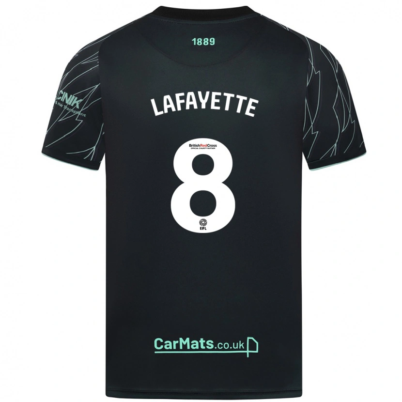 Danxen Kvinnor Abbie Lafayette #8 Svart Grön Bortatröja Matchtröjor 2024/25 Tröjor T-Tröja