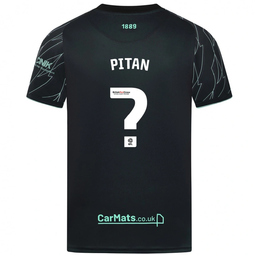 Danxen Kvinnor Levis Pitan #0 Svart Grön Bortatröja Matchtröjor 2024/25 Tröjor T-Tröja