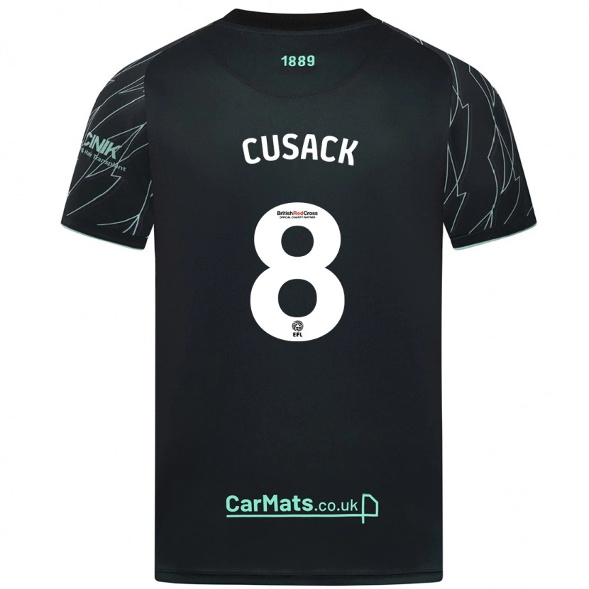 Danxen Kvinnor Maddy Cusack † #8 Svart Grön Bortatröja Matchtröjor 2024/25 Tröjor T-Tröja