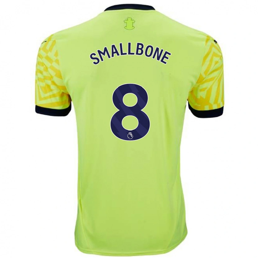 Danxen Kvinnor Will Smallbone #8 Gul Bortatröja Matchtröjor 2024/25 Tröjor T-Tröja