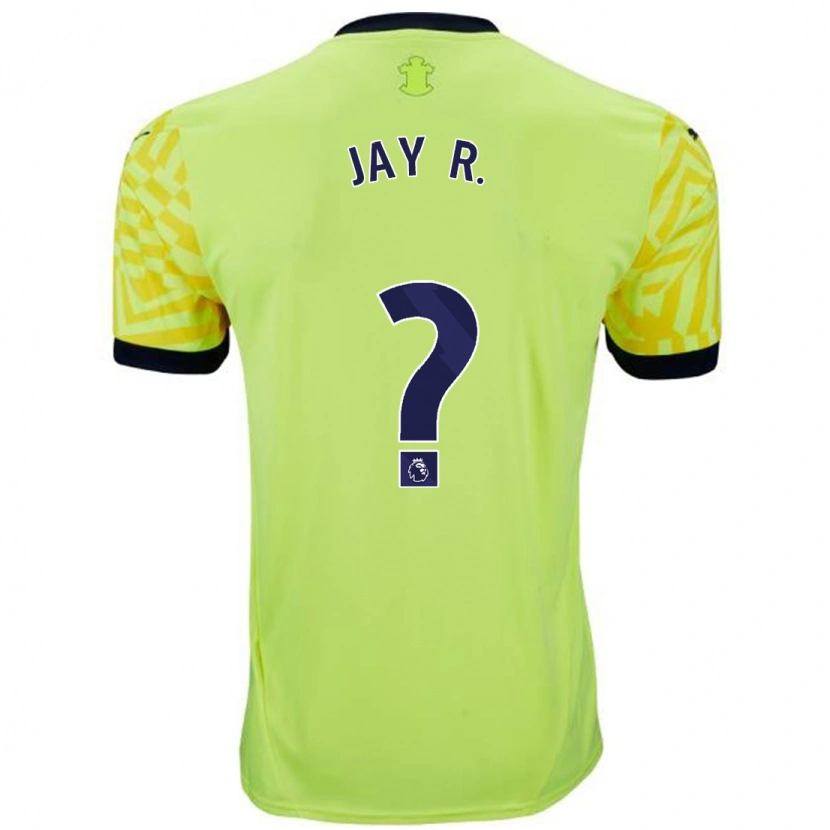 Danxen Kvinnor Jay Robinson #0 Gul Bortatröja Matchtröjor 2024/25 Tröjor T-Tröja