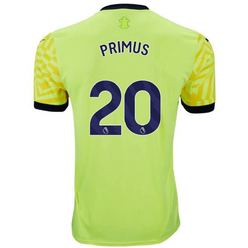 Danxen Kvinnor Atlanta Primus #20 Gul Bortatröja Matchtröjor 2024/25 Tröjor T-Tröja