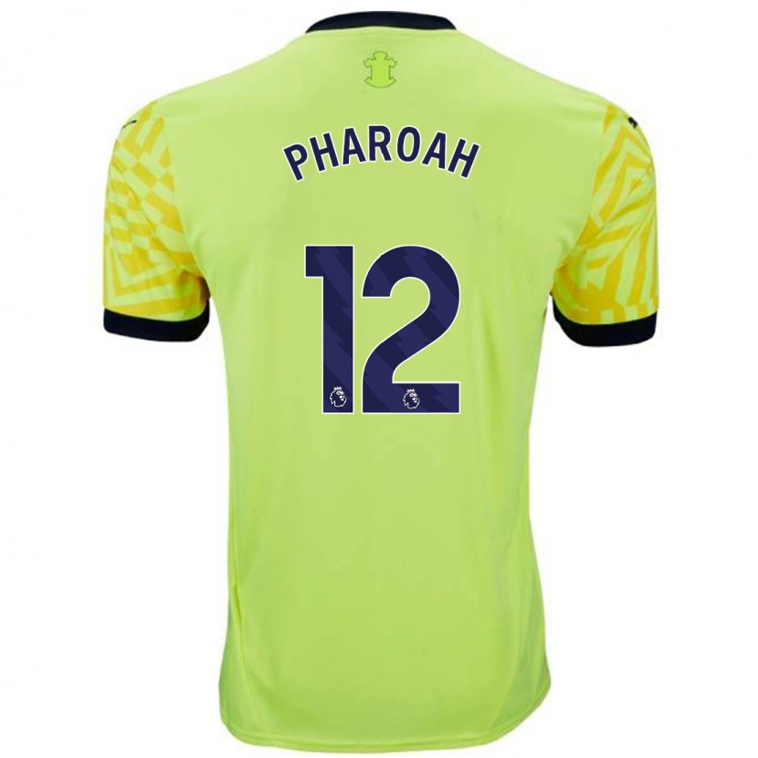 Danxen Kvinnor Sophia Pharoah #12 Gul Bortatröja Matchtröjor 2024/25 Tröjor T-Tröja