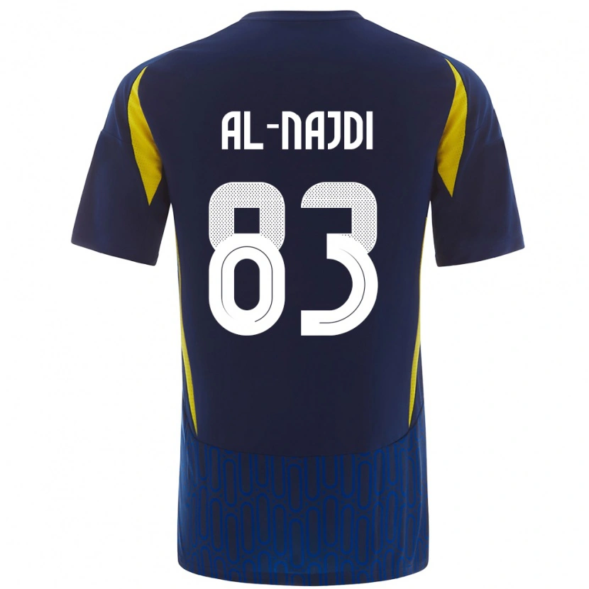 Danxen Kvinnor Salem Al-Najdi #83 Blågul Bortatröja Matchtröjor 2024/25 Tröjor T-Tröja