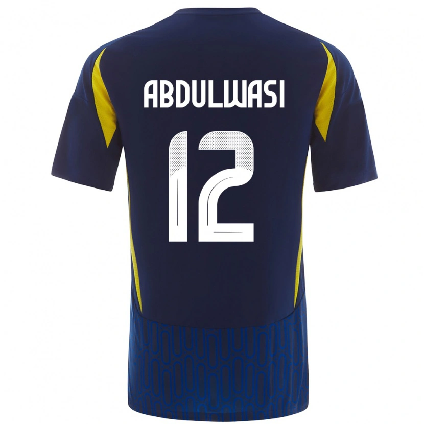 Danxen Kvinnor Dalal Abdulwasi #12 Blågul Bortatröja Matchtröjor 2024/25 Tröjor T-Tröja