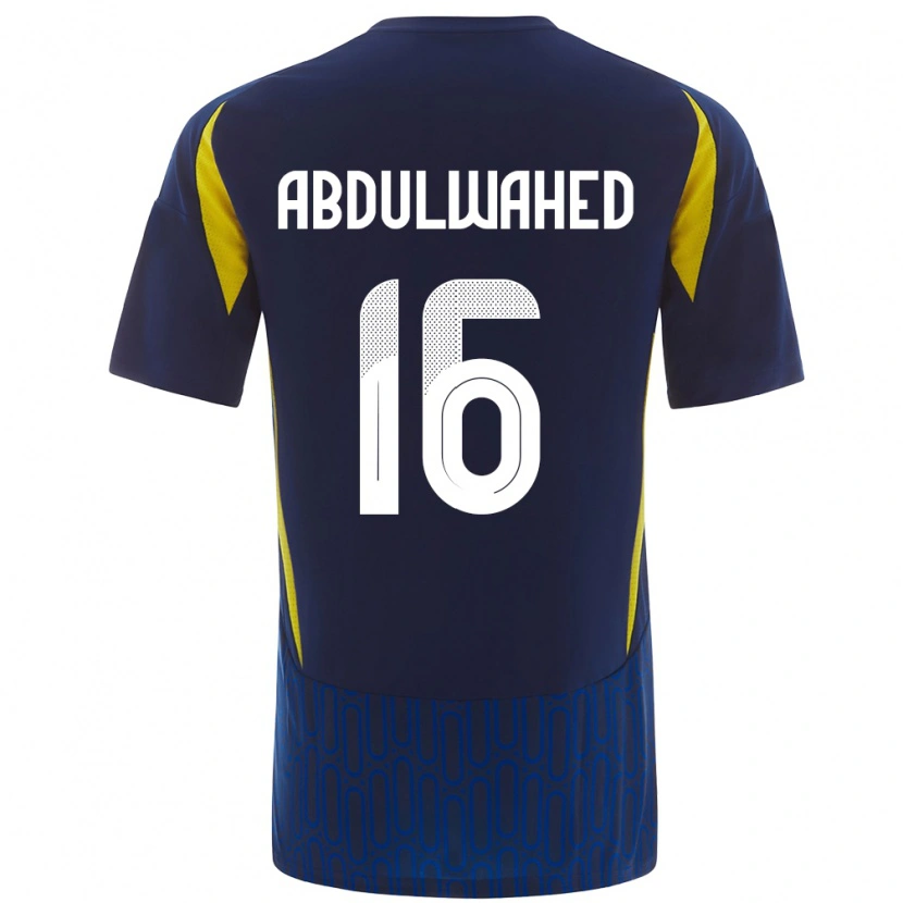 Danxen Kvinnor Ghader Abdulwahed #16 Blågul Bortatröja Matchtröjor 2024/25 Tröjor T-Tröja