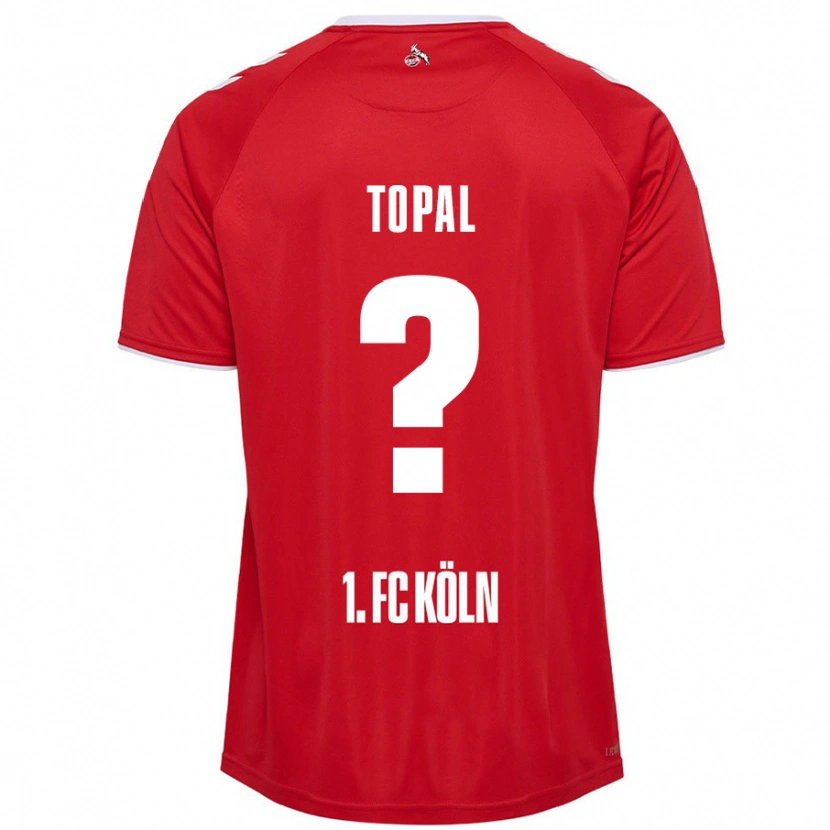 Danxen Kvinnor Sidar Topal #0 Röd Vit Bortatröja Matchtröjor 2024/25 Tröjor T-Tröja