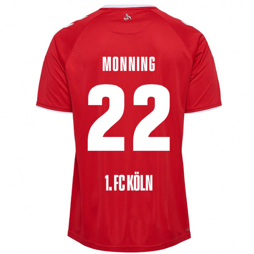 Danxen Kvinnor Marlon Monning #22 Röd Vit Bortatröja Matchtröjor 2024/25 Tröjor T-Tröja
