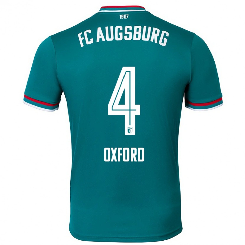 Danxen Kvinnor Reece Oxford #4 Mörkgrön Bortatröja Matchtröjor 2024/25 Tröjor T-Tröja