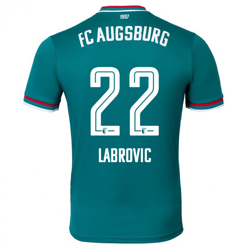 Danxen Kvinnor Nediljko Labrovic #22 Mörkgrön Bortatröja Matchtröjor 2024/25 Tröjor T-Tröja
