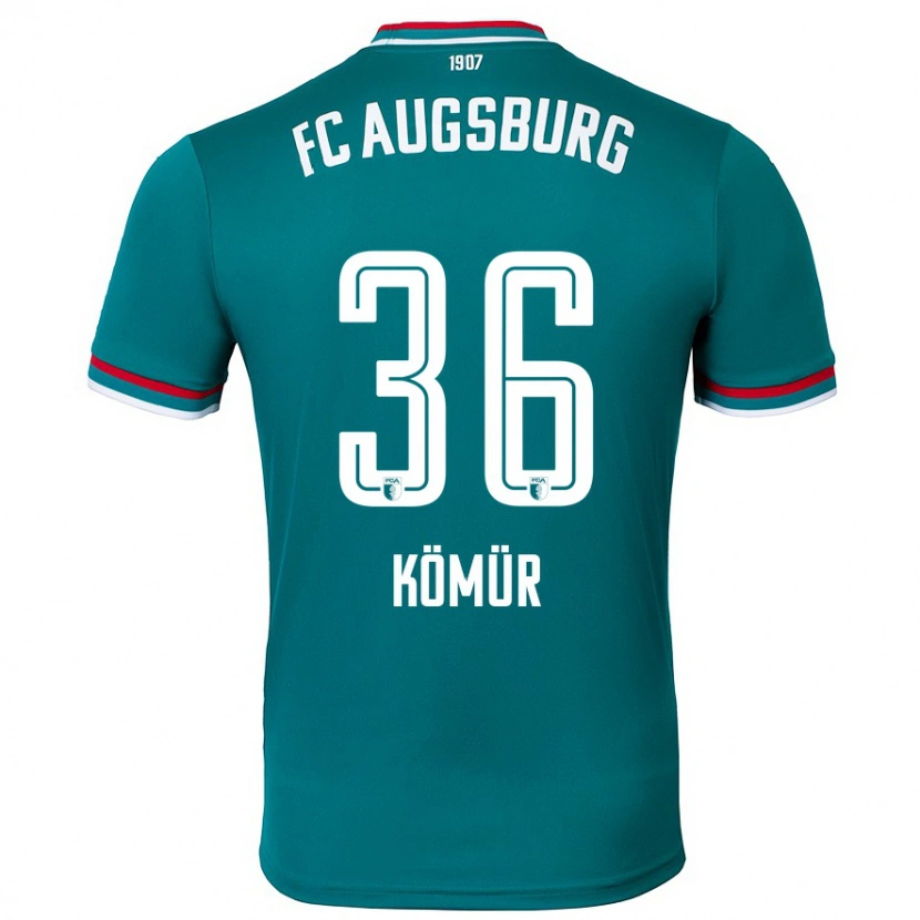 Danxen Kvinnor Mert Kömür #36 Mörkgrön Bortatröja Matchtröjor 2024/25 Tröjor T-Tröja