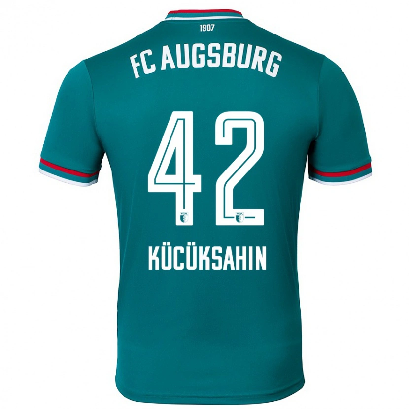 Danxen Kvinnor Mahmut Kücüksahin #42 Mörkgrön Bortatröja Matchtröjor 2024/25 Tröjor T-Tröja
