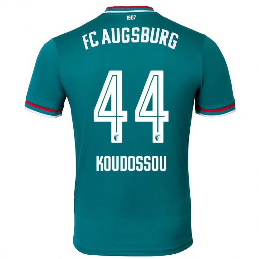 Danxen Kvinnor Henri Koudossou #44 Mörkgrön Bortatröja Matchtröjor 2024/25 Tröjor T-Tröja