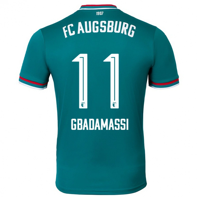 Danxen Kvinnor Rayane Gbadamassi #11 Mörkgrön Bortatröja Matchtröjor 2024/25 Tröjor T-Tröja