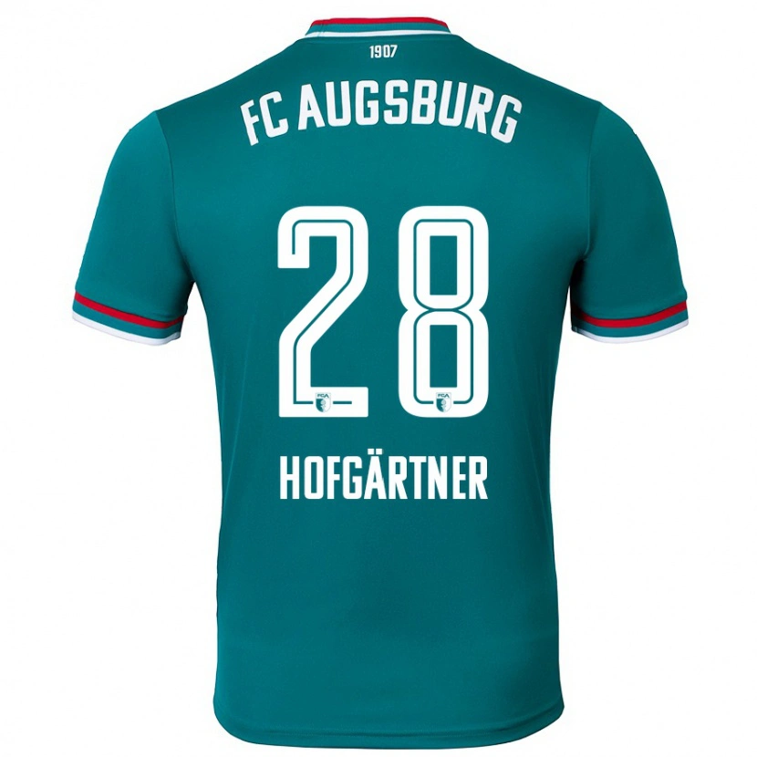 Danxen Kvinnor Hendrik Hofgärtner #28 Mörkgrön Bortatröja Matchtröjor 2024/25 Tröjor T-Tröja
