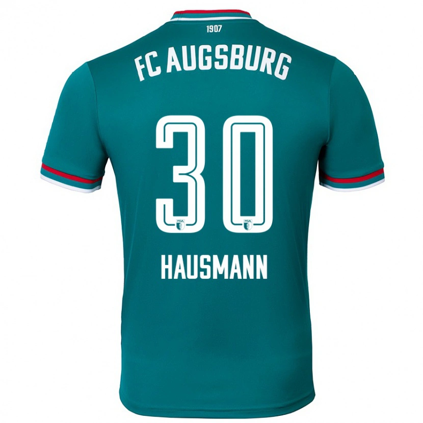 Danxen Kvinnor Daniel Hausmann #30 Mörkgrön Bortatröja Matchtröjor 2024/25 Tröjor T-Tröja