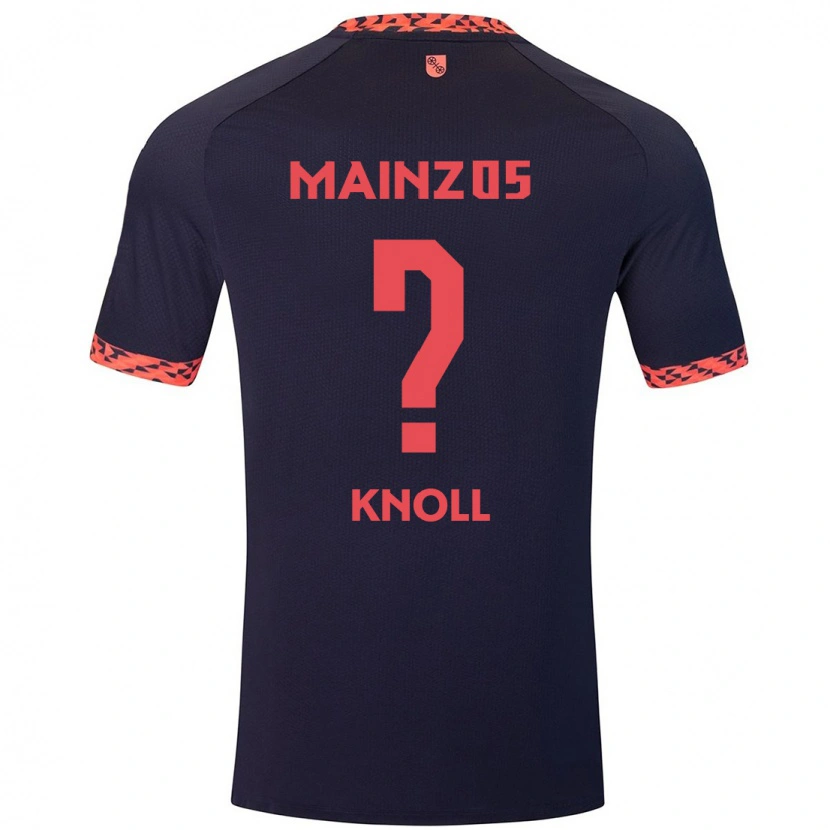 Danxen Kvinnor Max Knoll #0 Blå Korallröd Bortatröja Matchtröjor 2024/25 Tröjor T-Tröja