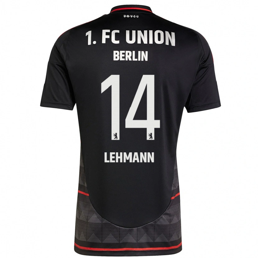 Danxen Kvinnor Noah Lehmann #14 Svart Bortatröja Matchtröjor 2024/25 Tröjor T-Tröja