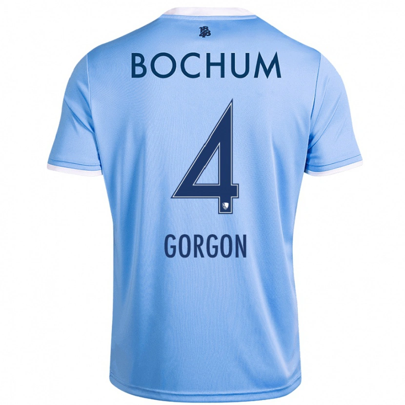 Danxen Kvinnor Felix Gorgon #4 Himmelsblå Bortatröja Matchtröjor 2024/25 Tröjor T-Tröja
