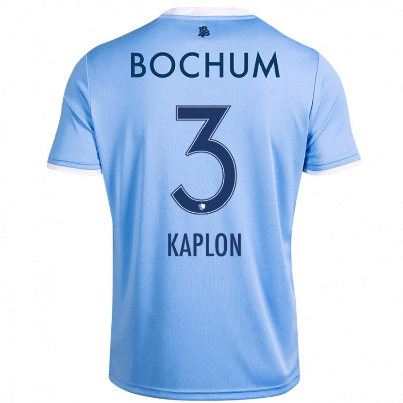 Danxen Kvinnor Frauke Kaplon #3 Himmelsblå Bortatröja Matchtröjor 2024/25 Tröjor T-Tröja