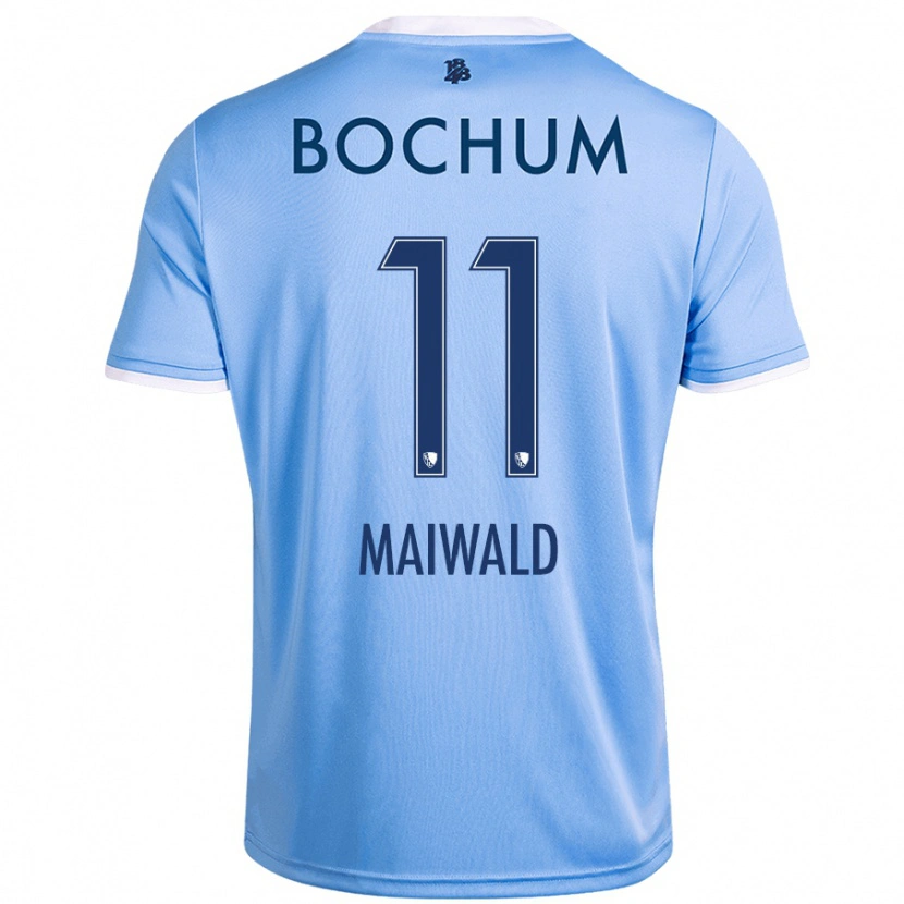 Danxen Kvinnor Anna Maiwald #11 Himmelsblå Bortatröja Matchtröjor 2024/25 Tröjor T-Tröja