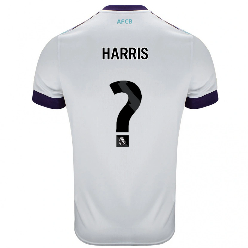 Danxen Kvinnor Archie Harris #0 Vit Grön Lila Bortatröja Matchtröjor 2024/25 Tröjor T-Tröja