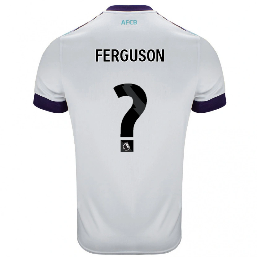 Danxen Kvinnor Josh Ferguson #0 Vit Grön Lila Bortatröja Matchtröjor 2024/25 Tröjor T-Tröja